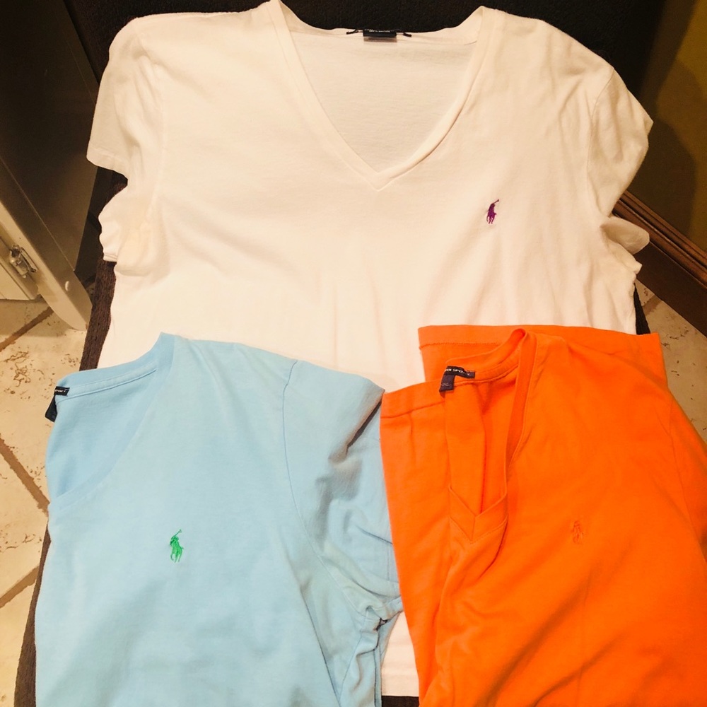 Lot of 3 Ralph Lauren t shirts